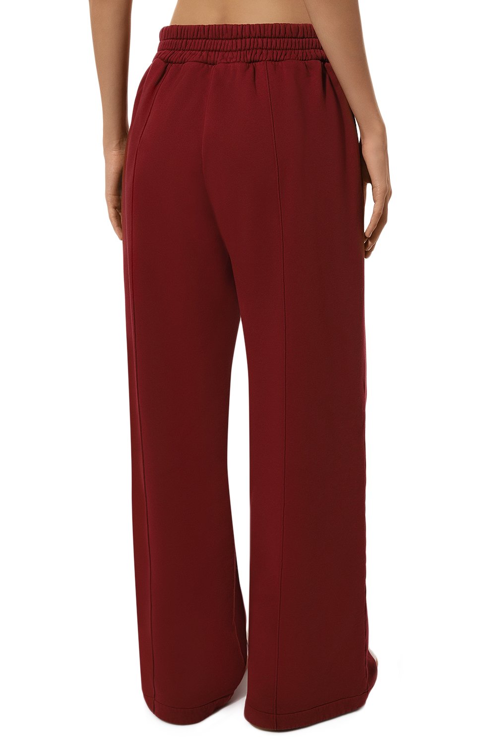 Хлопковые брюки HALFBOY бордового цвета по цене 31750 руб., арт. HFW241WFPN144, фото 4 Хлопковые брюки HALFBOY, арт. HFW241WFPN144, фото 4