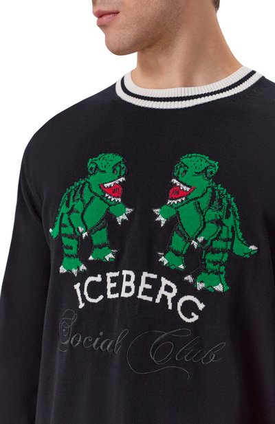 Хлопковый джемпер ICEBERG, арт. A004/9505, фото 5