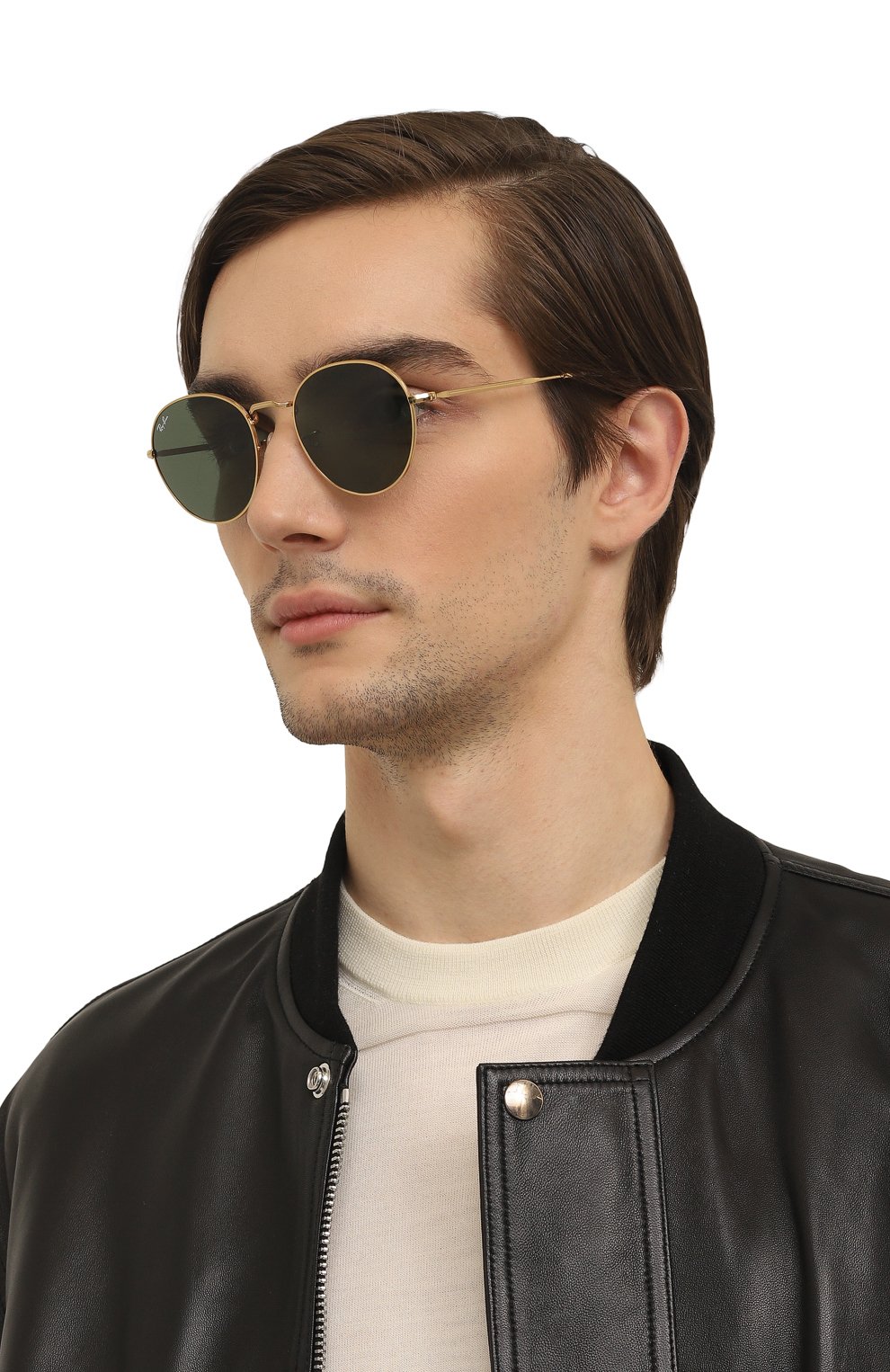 Солнцезащитные очки RAY-BAN зеленого цвета по цене 22500 руб., арт. 3582-001/31, фото 3 Солнцезащитные очки RAY-BAN, арт. 3582-001/31, фото 3
