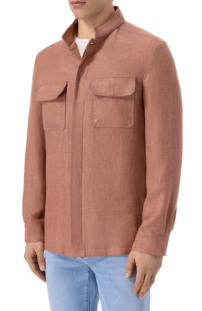 Куртка-рубашка изо льна и кашемира STEFANO RICCI, арт. MDJ6100050/C167HA, фото 3