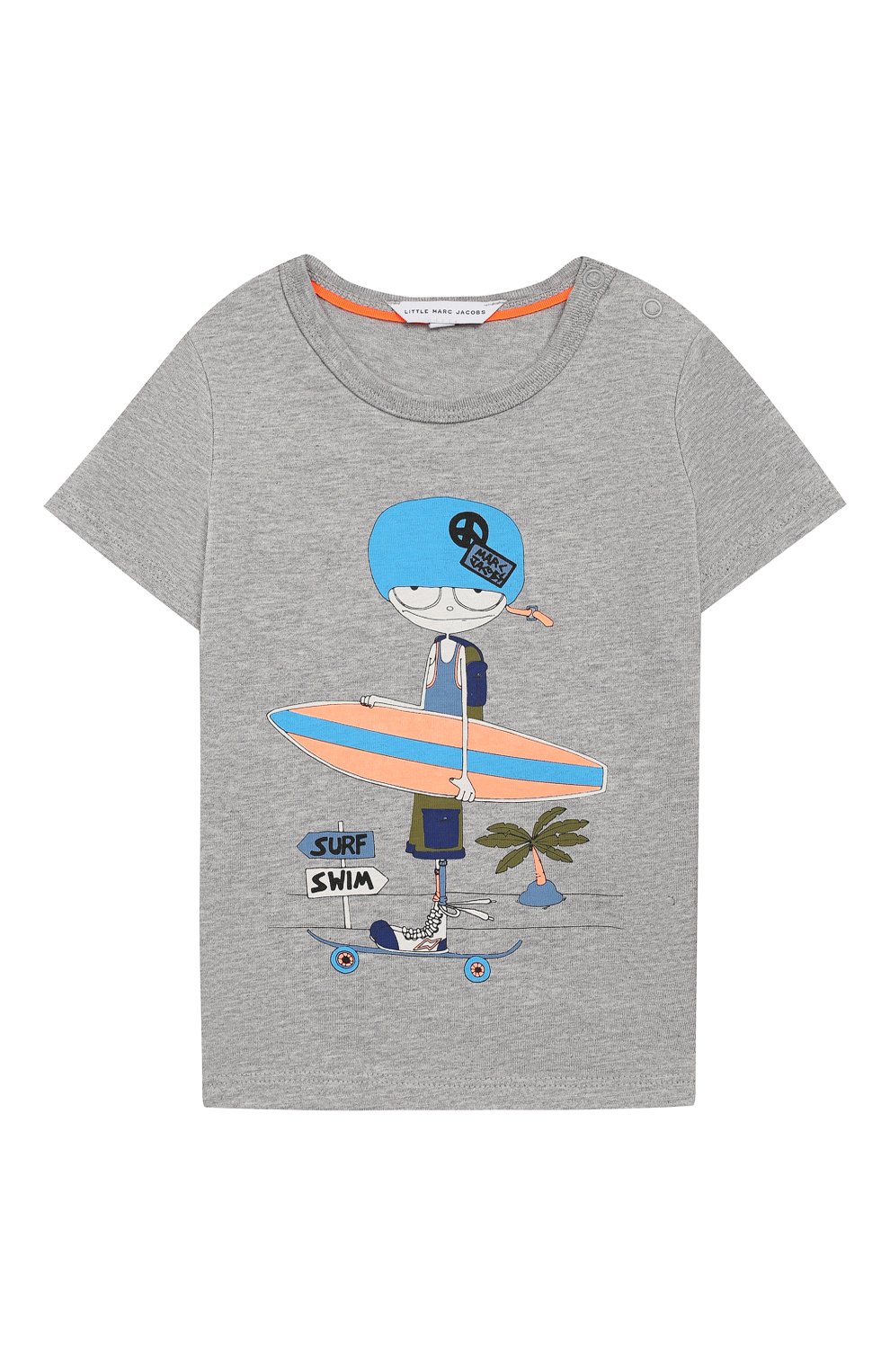 Хлопковая футболка MARC JACOBS (THE), арт. W05252/6M-18M, фото 1