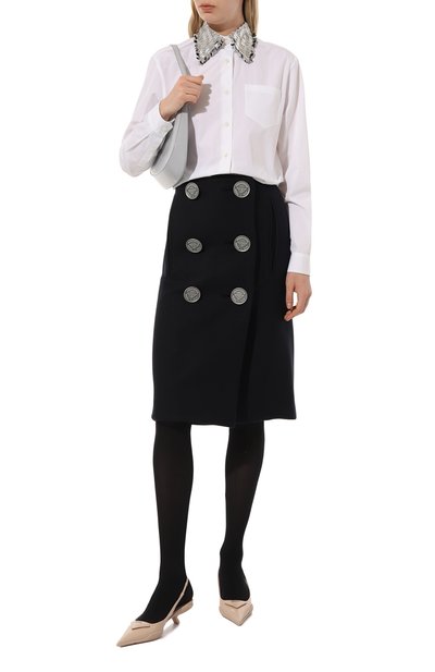 Женская шерстяная юбка PRADA, арт. P119T-W3Q-F0008-212