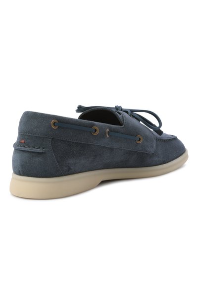 Замшевые топсайдеры sea-sail walk LORO PIANA серого цвета по цене 117500 руб., арт. FAN1317, фото 4 Замшевые топсайдеры sea-sail walk LORO PIANA, арт. FAN1317, фото 4