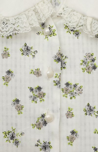 Хлопковая блузка DESIGNERS CAT, арт. 100000K01001293/4A-8A, фото 3