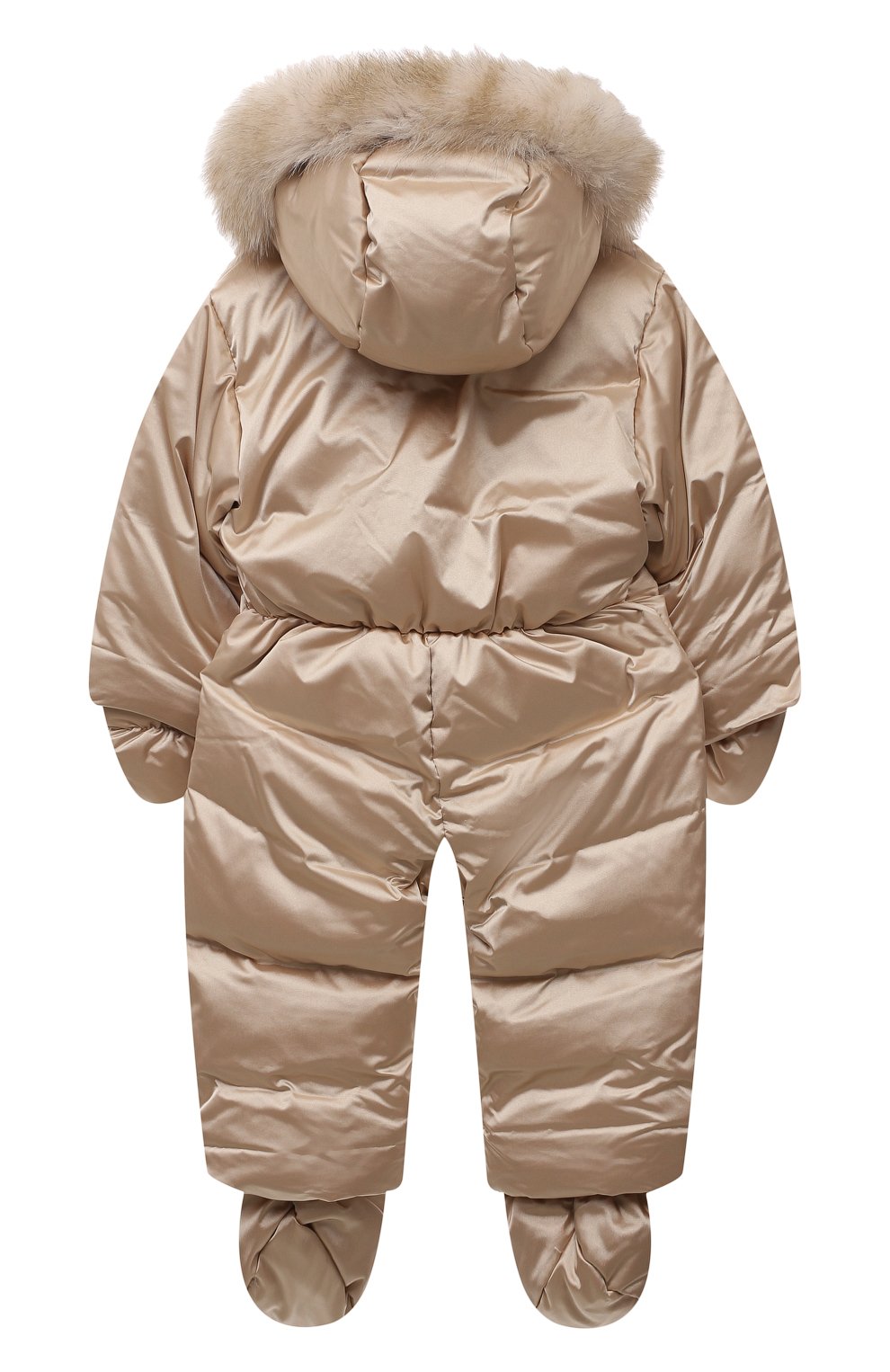 Пуховый комбинезон CHEPE золотого цвета по цене 19000 руб., арт. 391865, фото 2 Пуховый комбинезон CHEPE, арт. 391865, фото 2