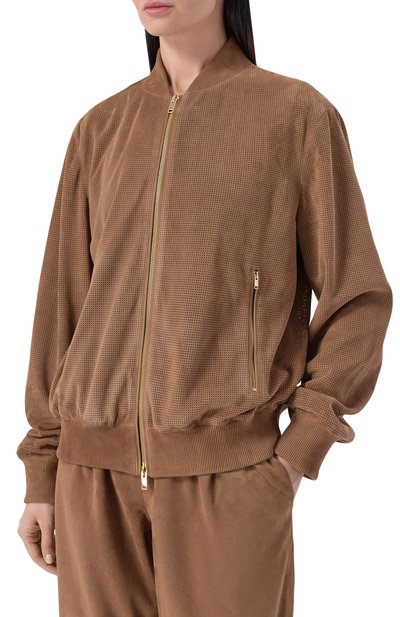 Замшевый бомбер MVST, арт. M26.2PW.L028/METIS SUEDE 0.6 MM, фото 3