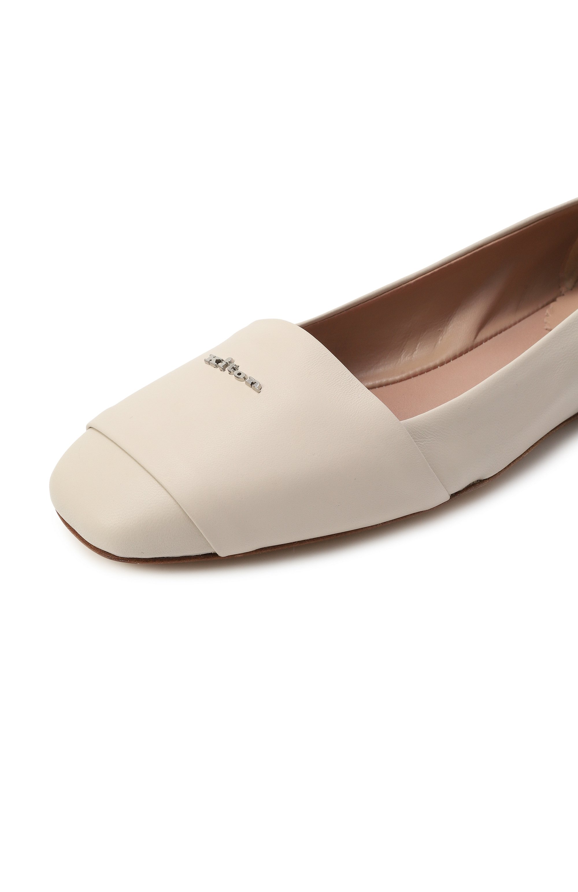 Кожаные балетки KITON, арт. D59811N0117801, фото 7