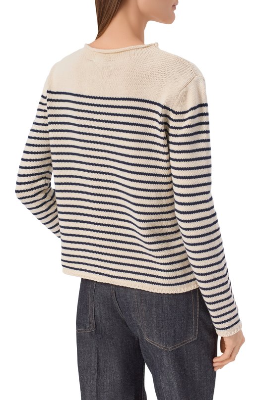 Свитер Weekend Max Mara WKDQUADR0 Кремовый  WKDQUADR0 Фото 4