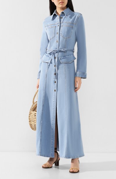 Джинсовое платье NANUSHKA, арт. JIAYE_LIGHT BLUE_STRETCH DENIM, фото 2
