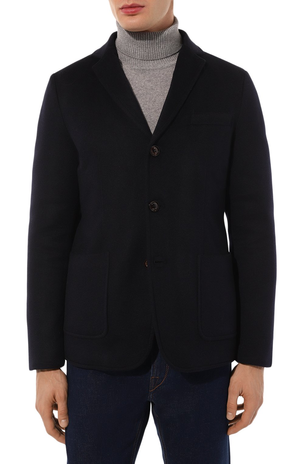 Кашемировая куртка bellotto-mrw MOORER темно-синего цвета по цене 559000 руб., арт. BELL0TT0/BAB, фото 7 Кашемировая куртка bellotto-mrw MOORER, арт. BELL0TT0/BAB, фото 7