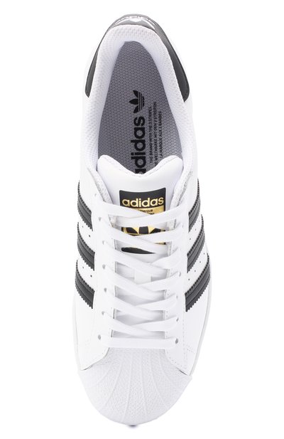 Кожаные кеды superstar ADIDAS ORIGINALS, арт. FV3284, фото 5