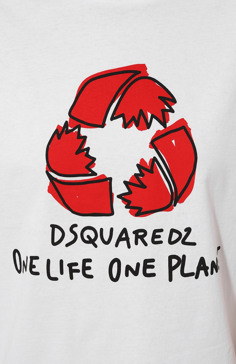 Хлопковая футболка DSQUARED2, арт. S73GC0282/S24569, фото 5