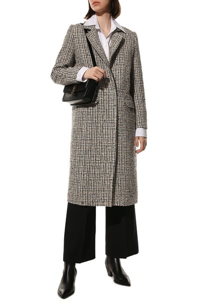Пальто из вискозы SEVEN LAB, арт. CMAR tw beige/black, фото 2