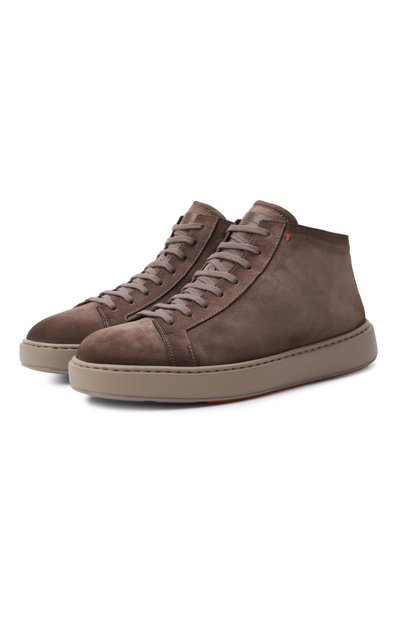 Мужские замшевые кеды cleanic SANTONI, арт. MBCG22141TARKA0L