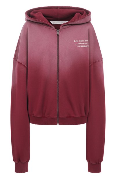 Женский хлопковая толстовка PALM ANGELS, арт. PWBE014F25FLE002