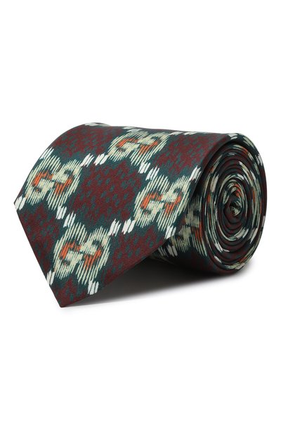Шелковый галстук GUCCI, арт. 617466 4B004, фото 1