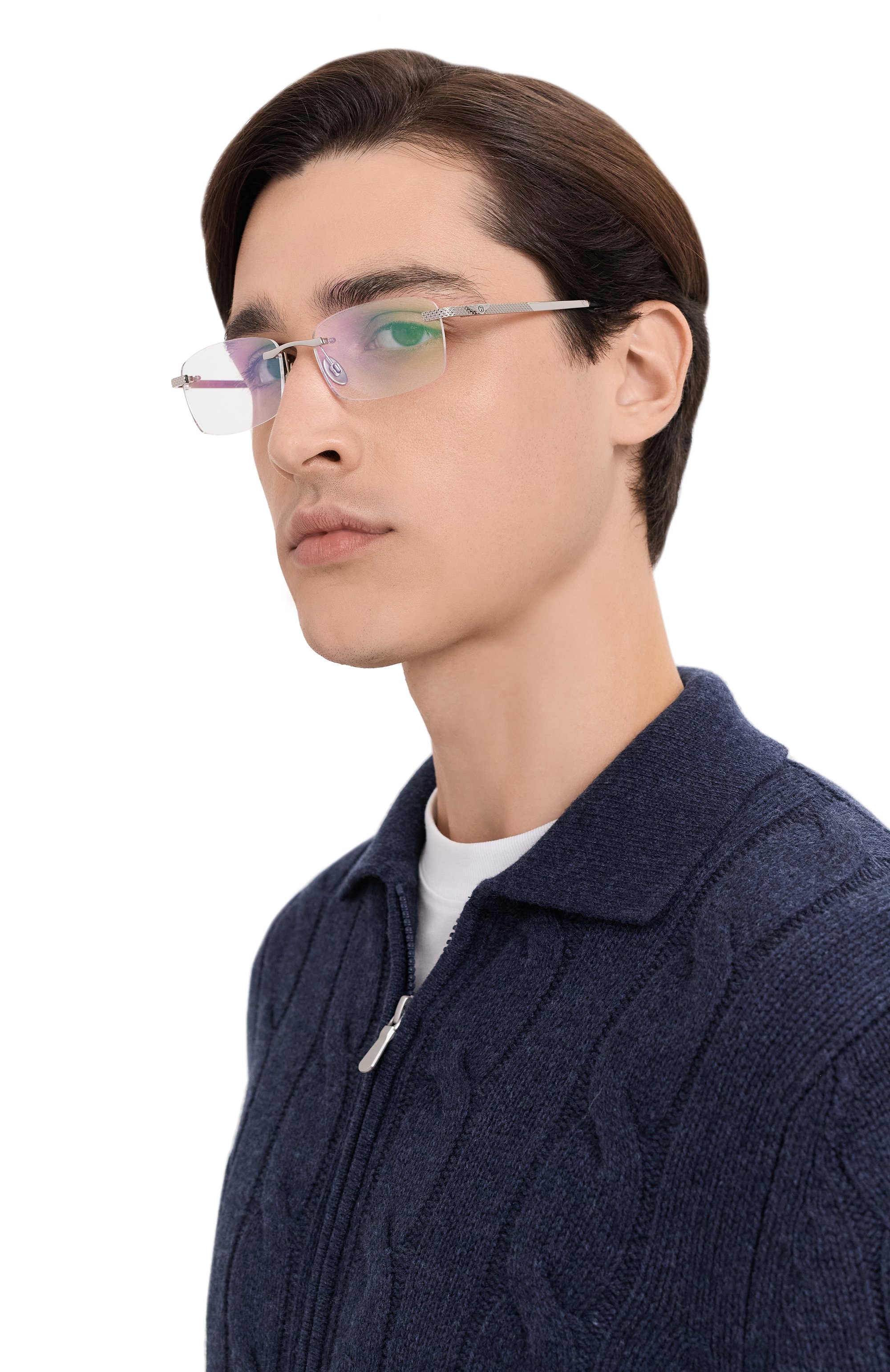 Оправа BENTLEY серебряного цвета по цене 61100 руб., арт. B-8085/06, фото 2 Оправа BENTLEY, арт. B-8085/06, фото 2