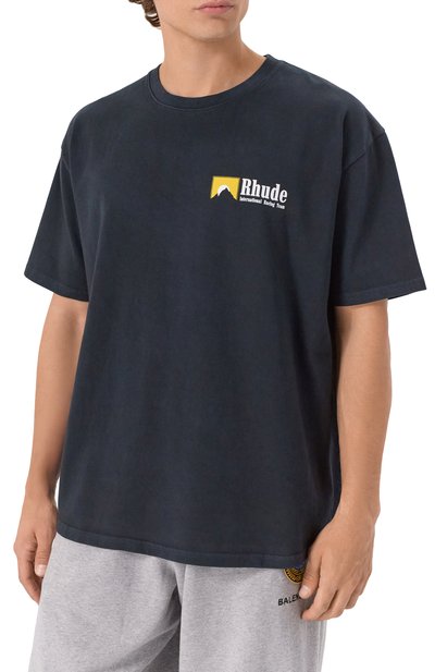 Хлопковая футболка RHUDE, арт. RHPF25TT10012, фото 3