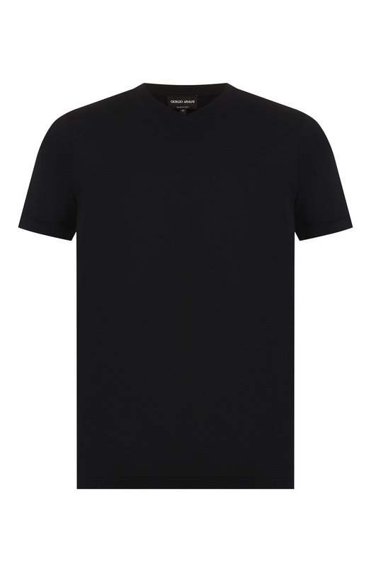 Шерстяная футболка Giorgio Armani 3GSM56/SJAQZ Синий 3GSM56/SJAQZ