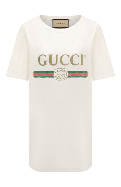 Хлопковая футболка GUCCI, арт. 457095/X5L89, фото 1