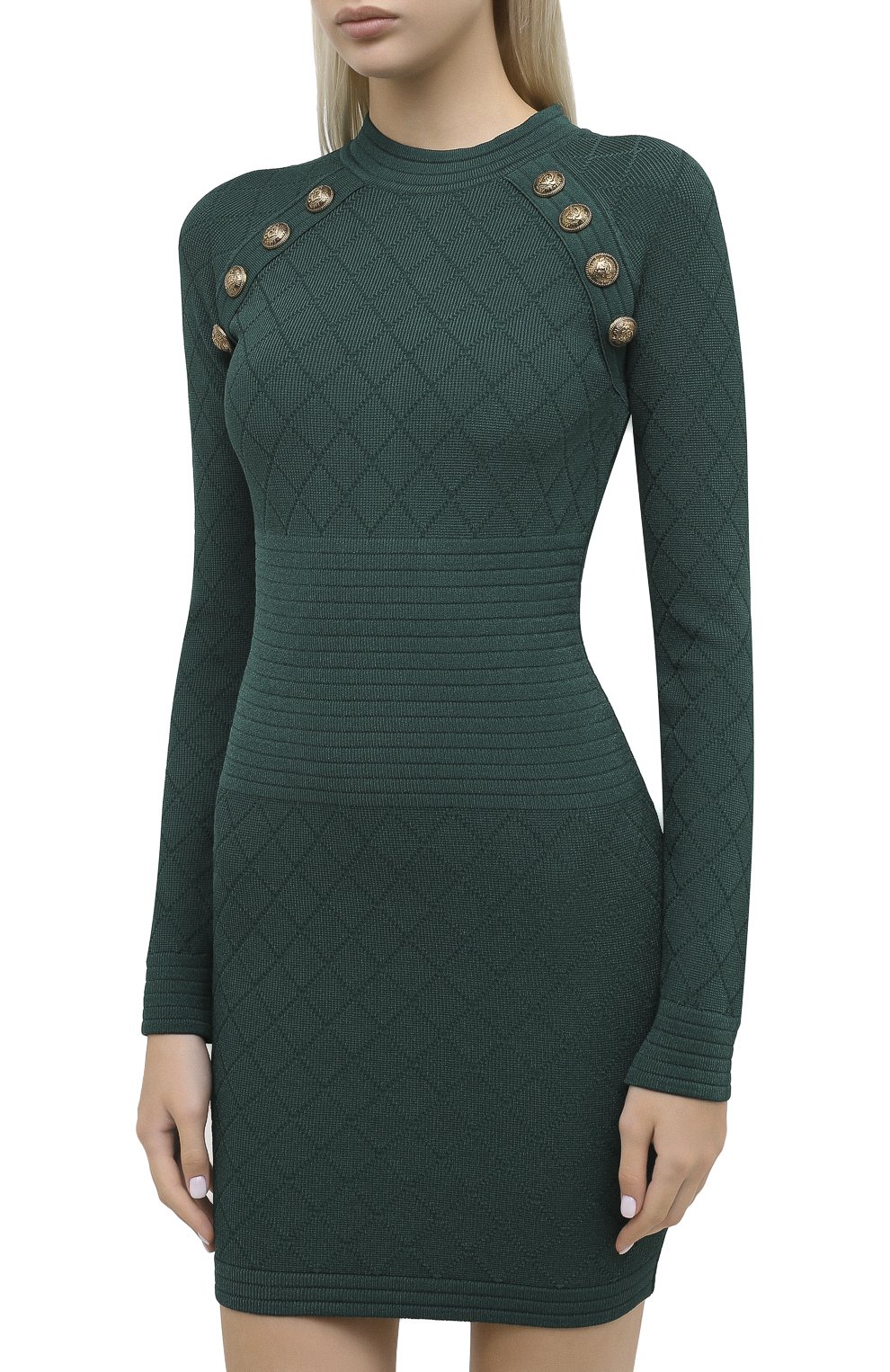 Платье из вискозы BALMAIN, арт. UF16213/K110, фото 3