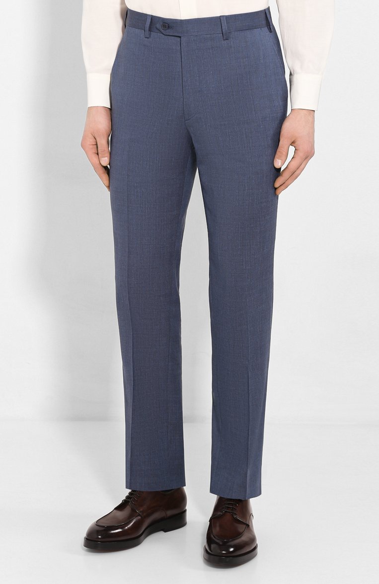 Брюки из смеси шерсти и льна BRIONI, арт. RPL60T/P9AB9/TIGULLI0, фото 3
