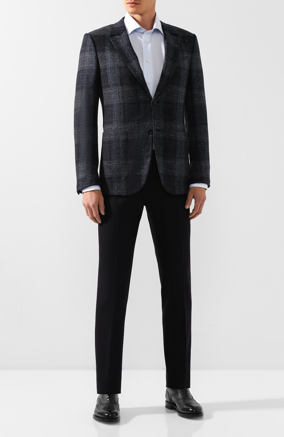 Брюки из смеси шерсти и хлопка ZEGNA, арт. UTI33/TR12, фото 2