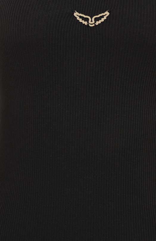 Хлопковое платье Zadig and Voltaire JWDR01067 Чёрный  JWDR01067 Фото 6