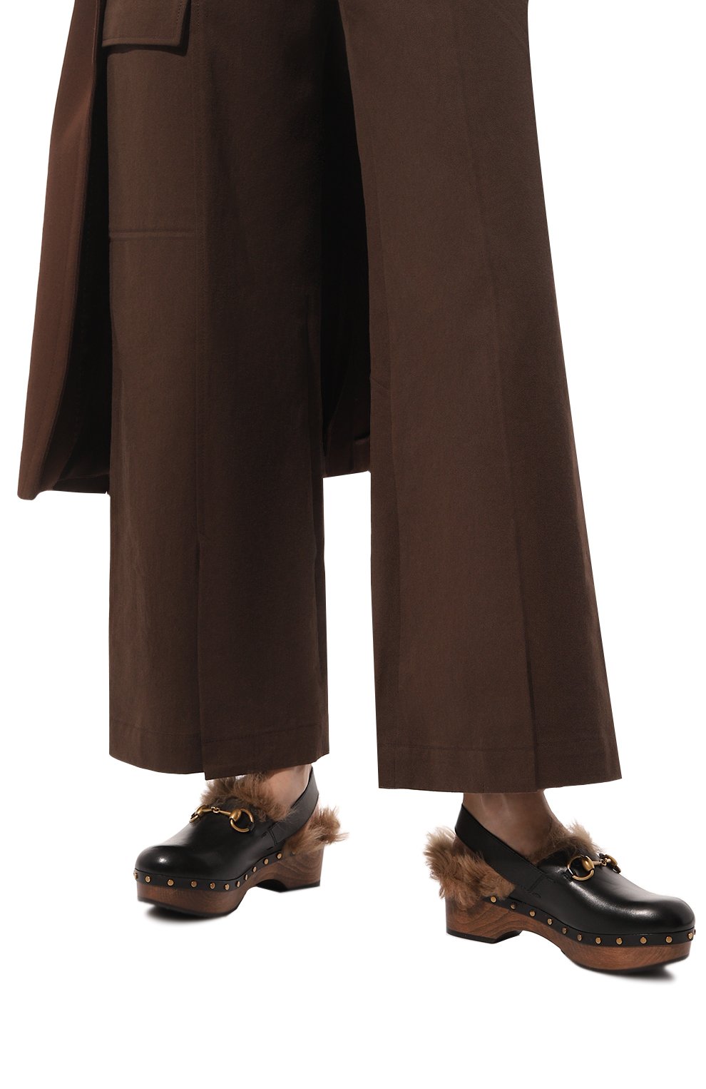 Кожаные сабо amstel GUCCI, арт. 397747 BLR90, фото 3