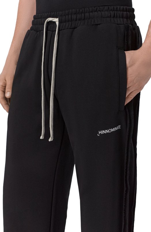 Хлопковые брюки HINNOMINATE HMABM01569 Чёрный  HMABM01569 Фото 5