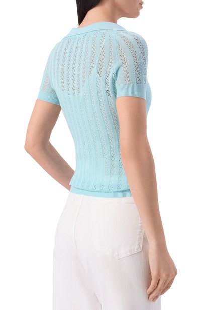 Поло из шелка и хлопка MVST, арт. M26.CSW.K432/G0NG, фото 4