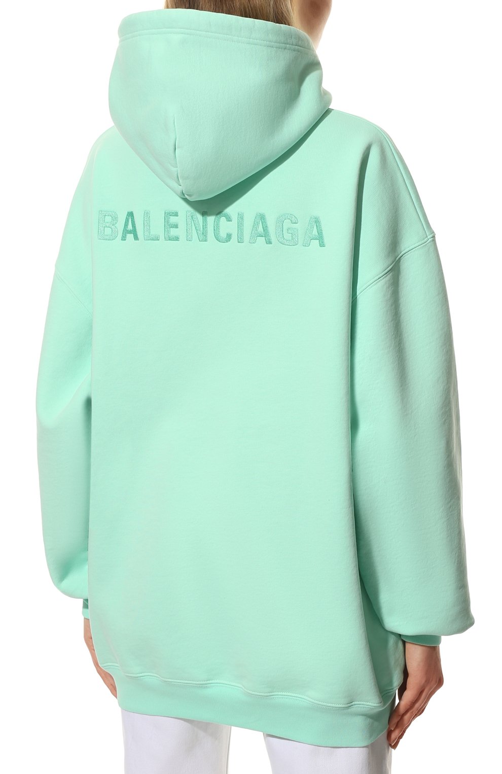 Хлопковое худи BALENCIAGA, арт. 578135/TLVB8, фото 4
