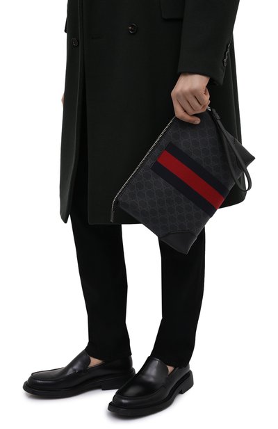 Кожаный клатч gg supreme GUCCI, арт. 523603/9F2YN, фото 2