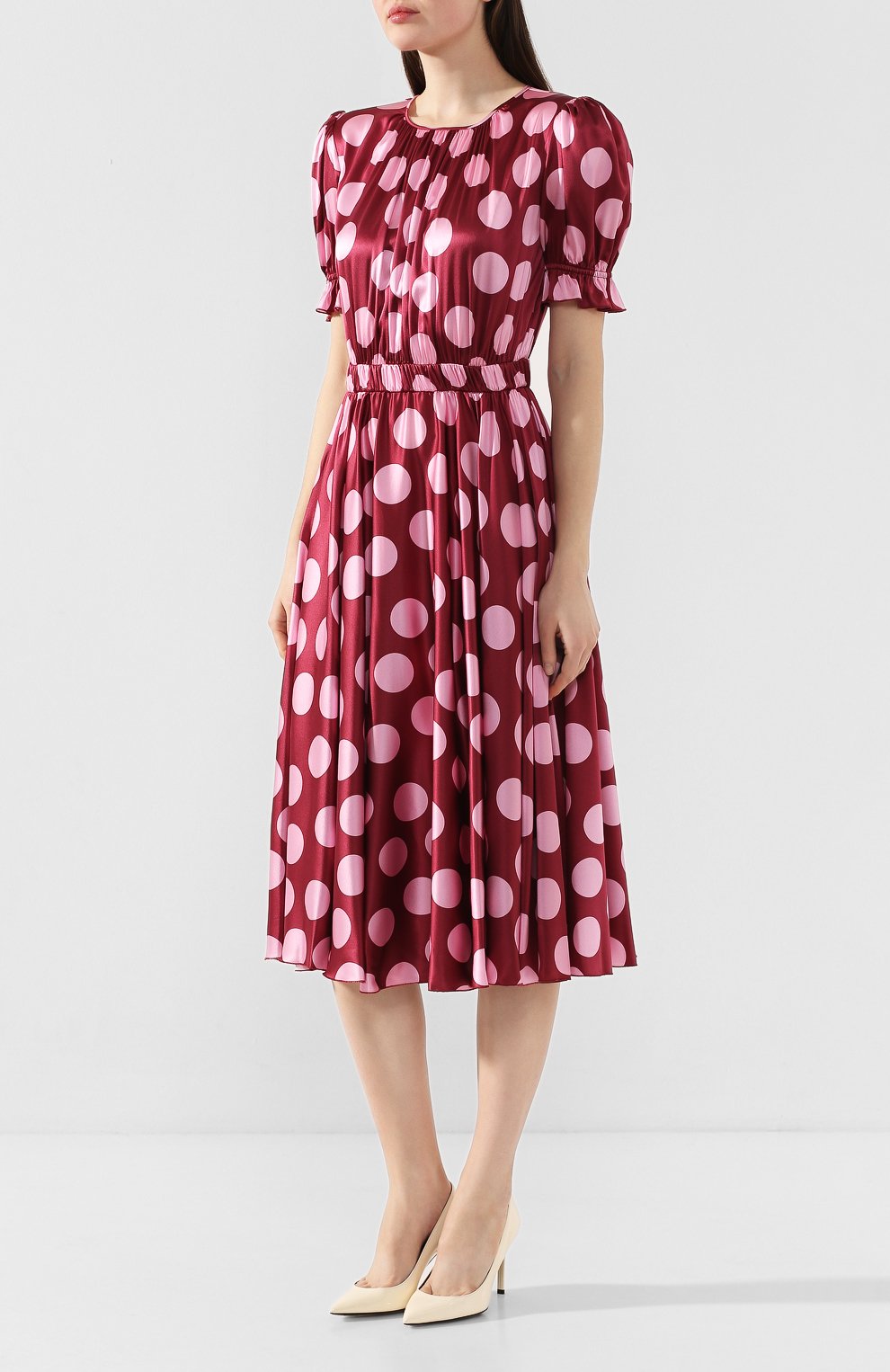 Шелковое платье DOLCE & GABBANA, арт. F6H9FT/FSAZF, фото 3