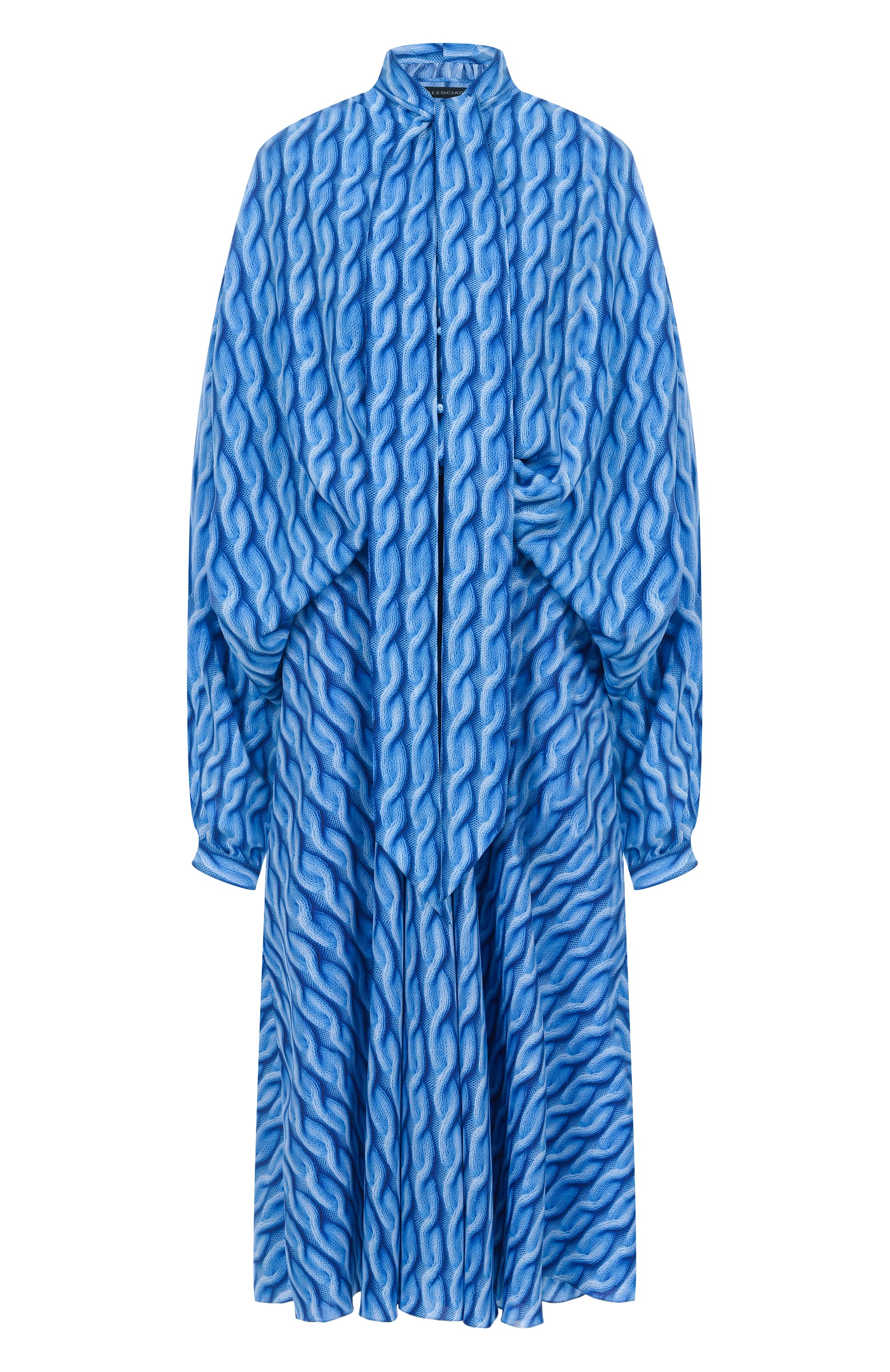 Атласное платье BALENCIAGA, арт. 814150/TRLB4, ф�ото 1