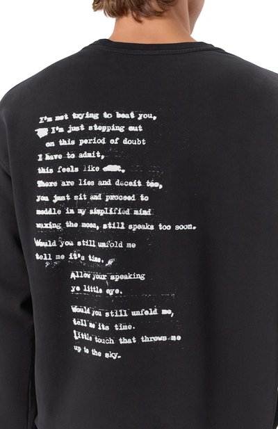 Хлопковый свитшот ANN DEMEULEMEESTER, арт. B0013215/FA185, фото 5