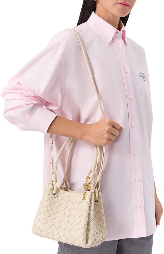Сумка Parachute small Bottega Veneta 796569/VCPPT Кремовый  796569/VCPPT Фото 2