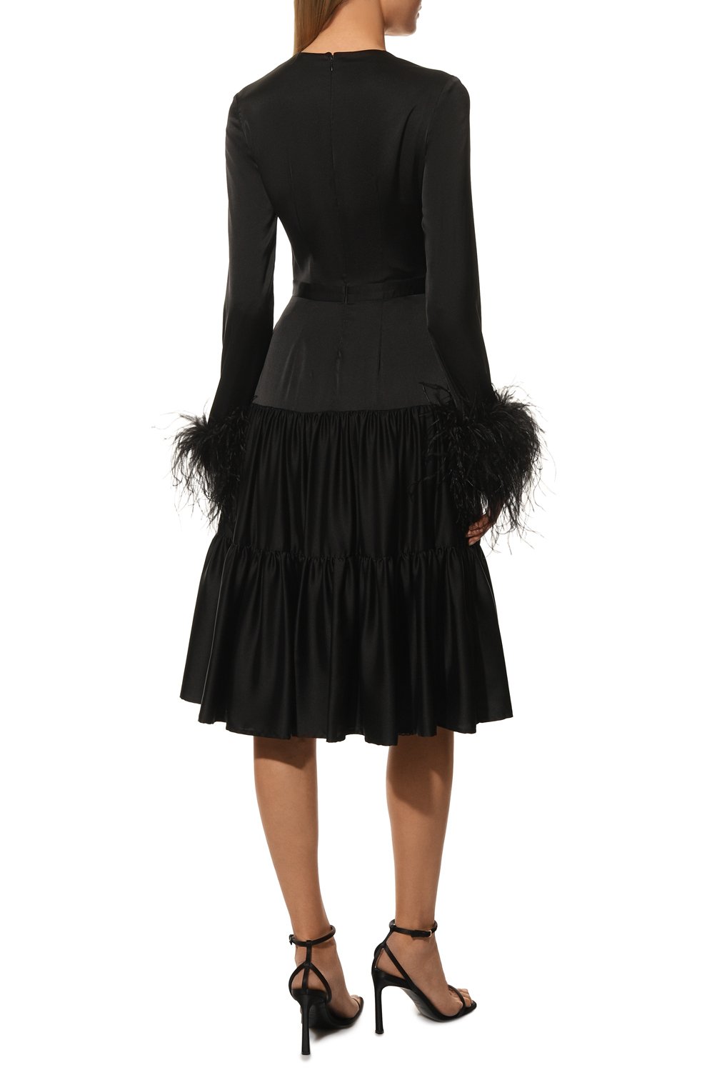 Платье с отделкой перьями LIKE YANA, арт. L1-23/7-727-3900/5, фото 4