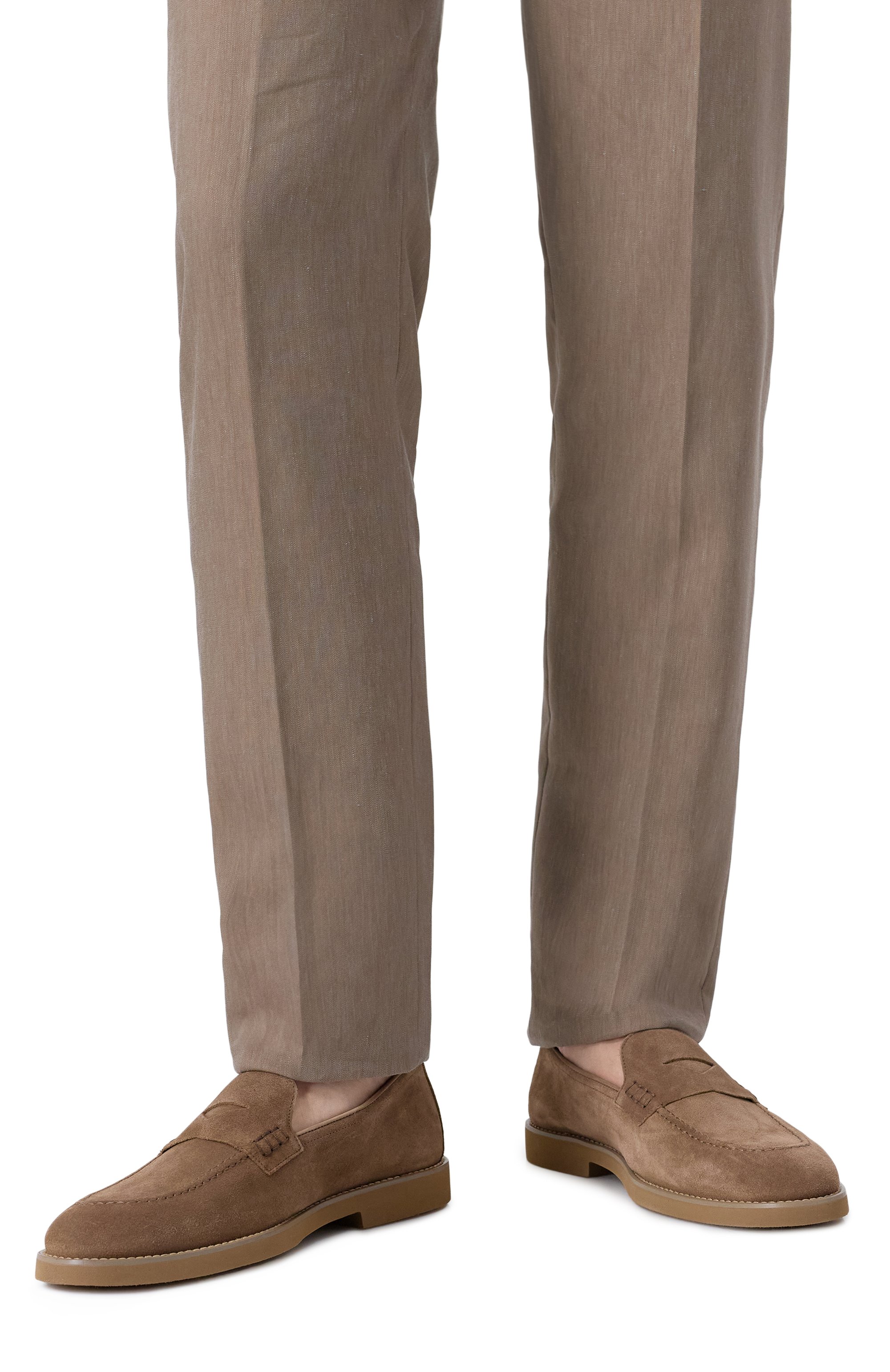 Замшевые пенни-лоферы DOUCAL'S, арт. DU3294SAL0UF009Z, фото 3