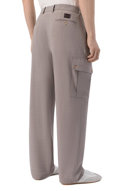 Шерстяные брюки-карго DOLCE & GABBANA, арт. GP100T/HU2BP, фото 4