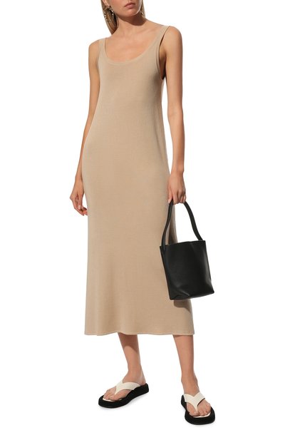 Платье из кашемира и шелка THE ROW, арт. 5708F457, фото 2