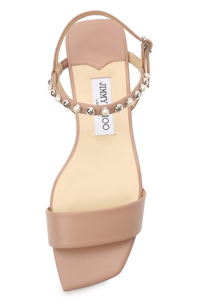 Кожаные сандалии aadra JIMMY CHOO, арт. AADRA FLAT/NXD, фото 5