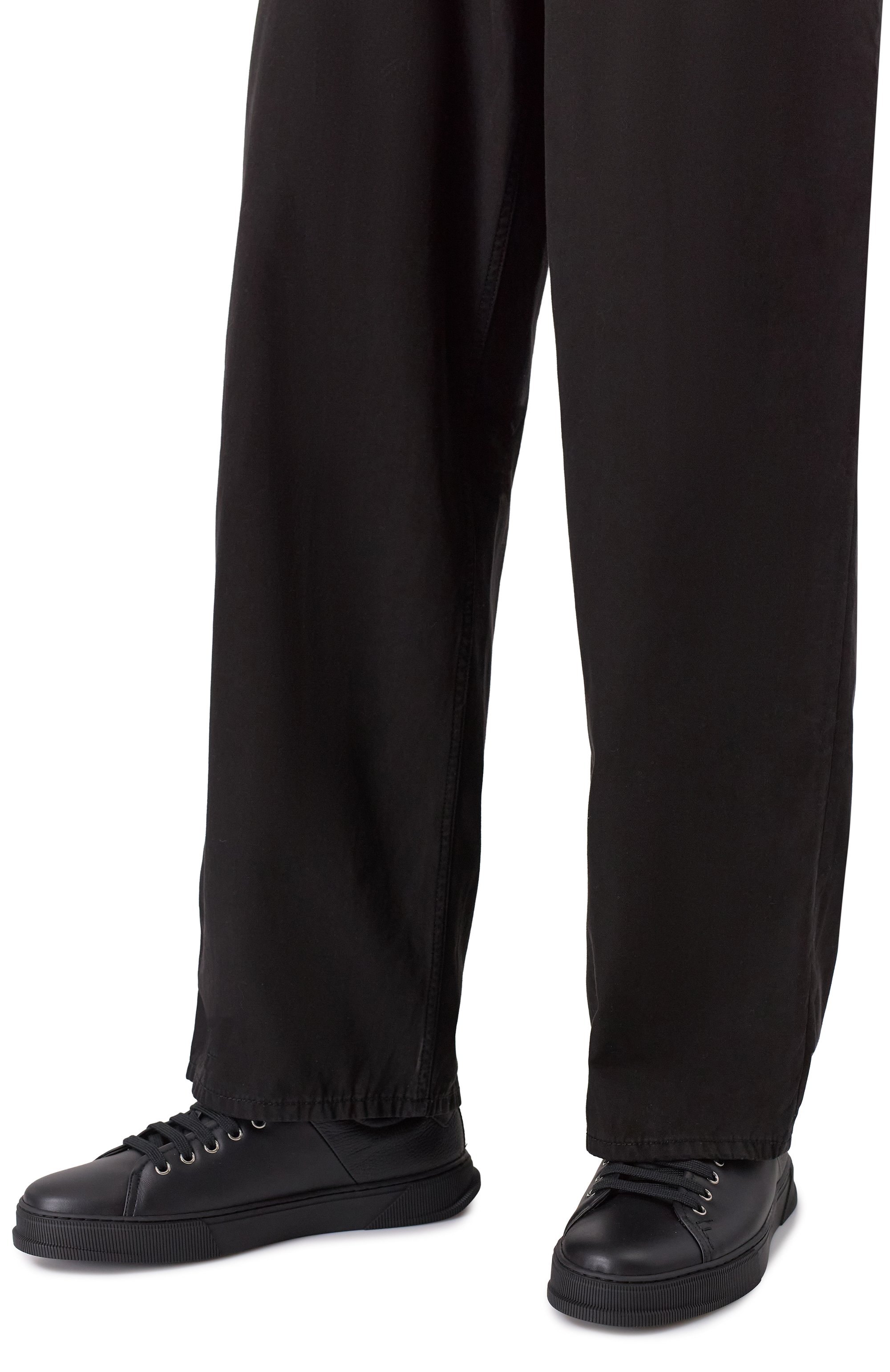 Кожаные кеды FERRAGAMO, арт. 026363/772, фото 3