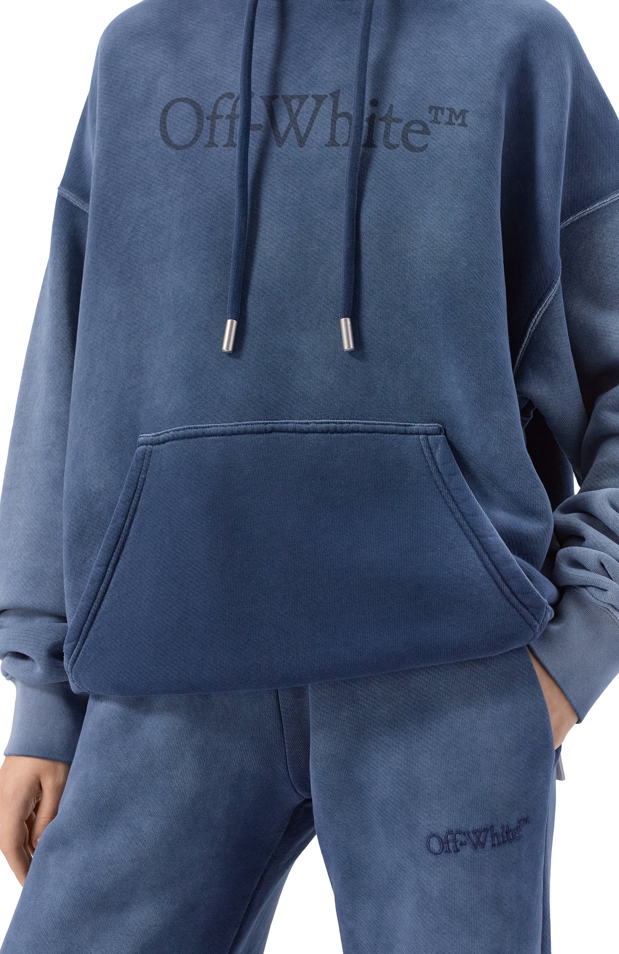 Хлопковое худи OFF-WHITE, арт. 0WBB06DF25FLE002, фото 5