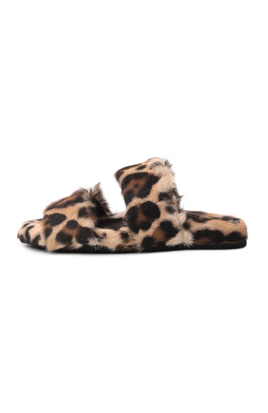 Шлепанцы из козлика Dolce & Gabbana CQ0712/A0081 Леопардовый  CQ0712/A0081 Фото 4