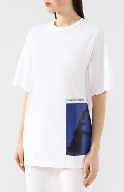 Футболка mert & marcus 1994 DSQUARED2 белого цвета по цене 26550 руб., арт. S73GC0230/S20694, фото 3 Футболка mert & marcus 1994 DSQUARED2, арт. S73GC0230/S20694, фото 3