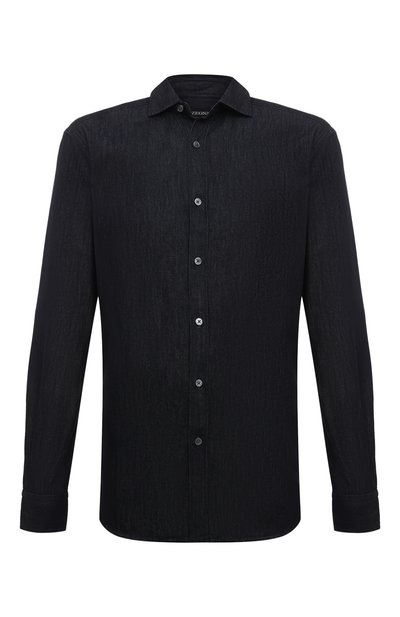 Мужская хлопковая рубашка ZEGNA, арт. UCX12A6/SRF6
