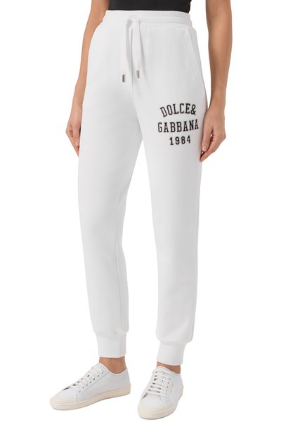 Хлопковые джоггеры DOLCE & GABBANA, арт. FTCQGZ/GDDC4, фото 3