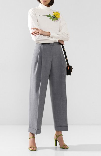 Брюки с поясом DRIES VAN NOTEN, арт. 192-10915-8037, фото 2