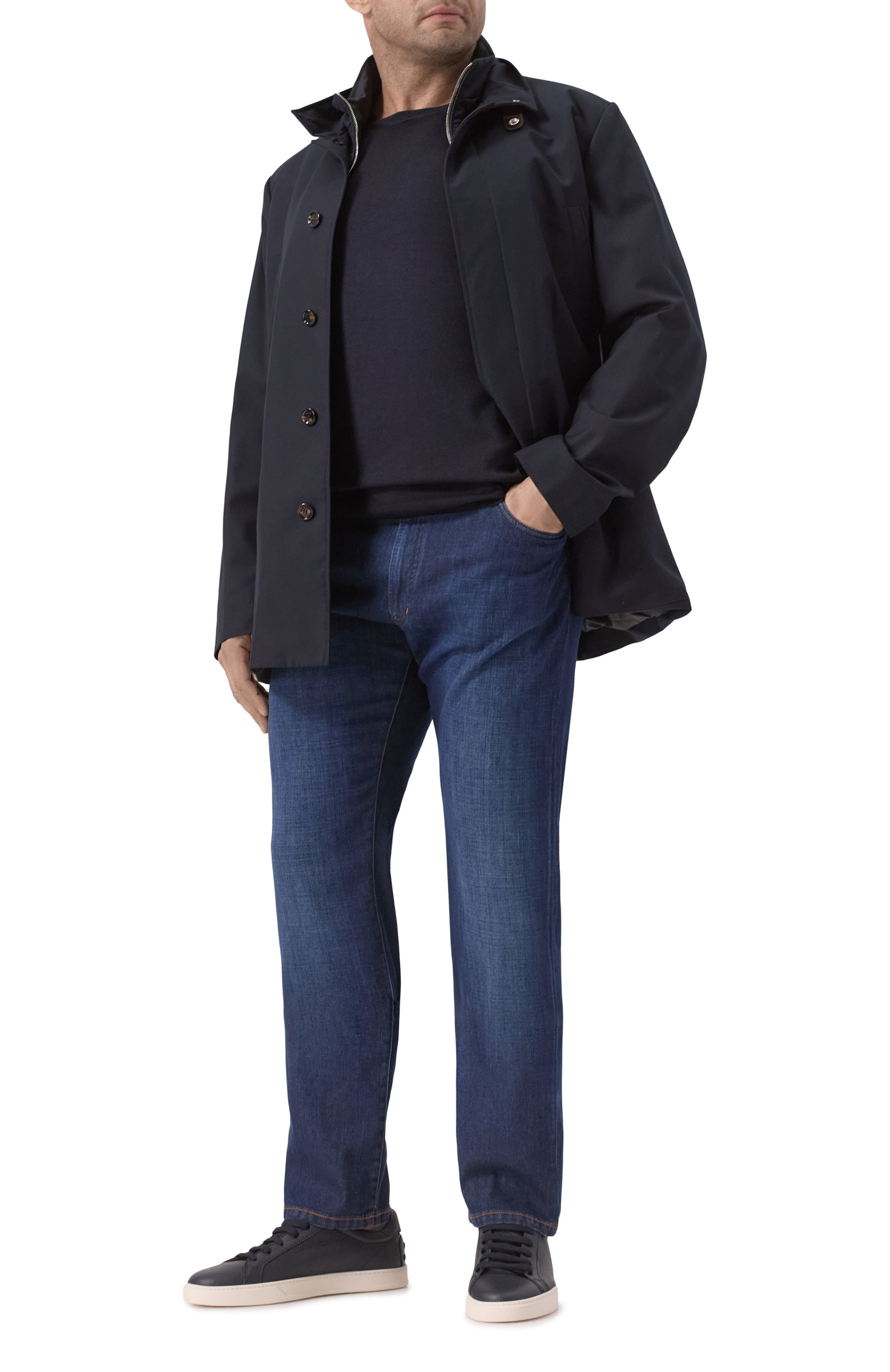 Джемпер из шерсти и шелка CANALI, арт. C0714B/MX01165, фото 2